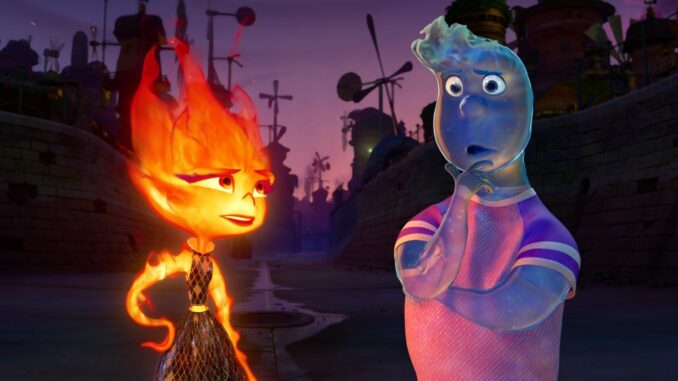 Fotograma de "Elemental", de Pixar, dirigida por Peter Sohn, que se estrena el 14 de julio en España. Facilitado por Walt Disney Company. SOLO USO EDITORIAL
