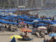 En la imagen, la playa de Levante, en Benidorm, hoy.EFE/ Morell