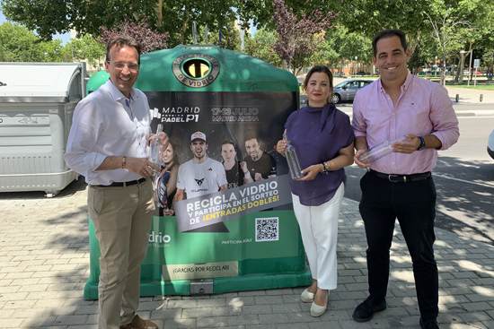 El Ayuntamiento de Leganés y Ecovidrio premian el reciclaje con entradas dobles para el Madrid Premier Padel