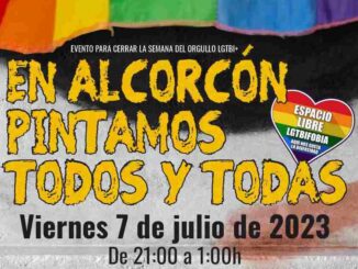 Alcorcón pone fin a la programación de la Semana del Orgullo LGTBI