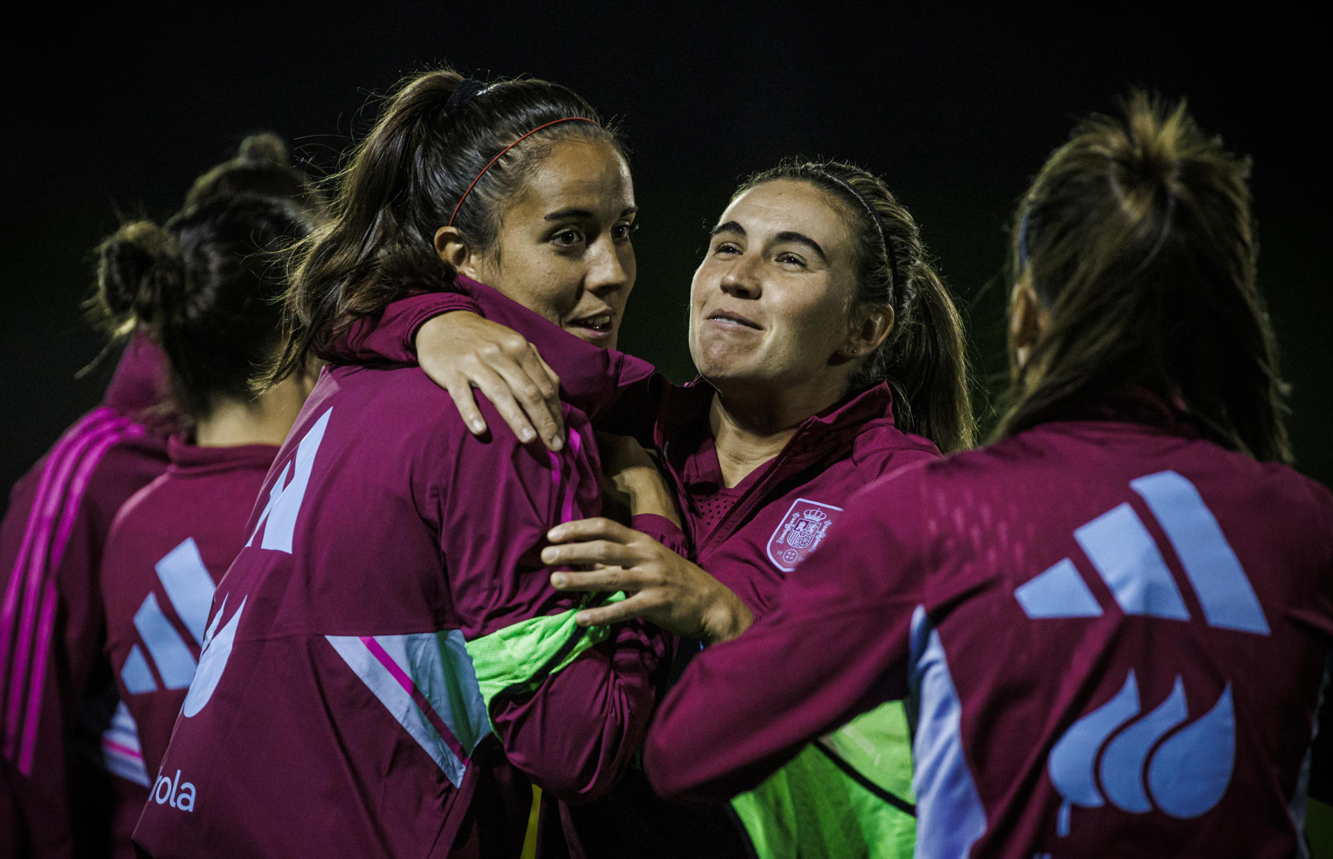 La selección femenina de fútbol de España entrena este miércoles en las instalaciones del estadio Mc Lennan Park de Papakura, en las inmediaciones de Auckland (Nueva Zelanda), de cara al inicio del Mundial de Nueva Zelanda y Australia. EFE/ RFEF/Pablo García
