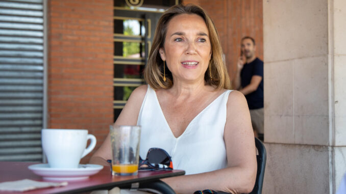 La secretaria general del PP, Cuca Gamarra.EFE/Raquel Manzanares
