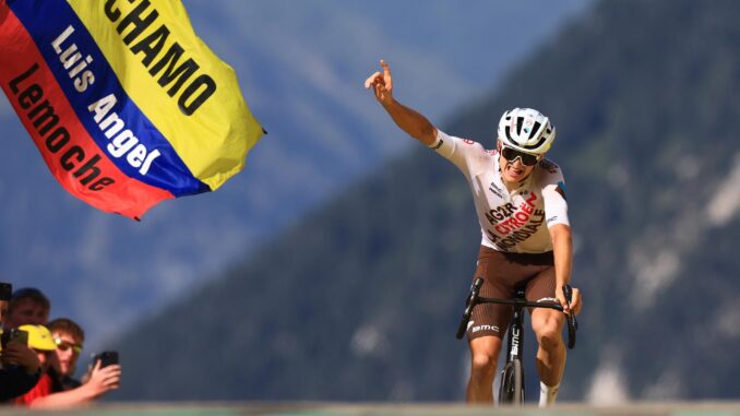 El ciclista austriaco Felix Gall del AG2R Citroen. EFE/EPA/MARTIN DIVISEK
