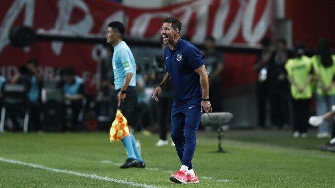 El entrenador del Atletico Madrid, Diego Pablo Simeone. EFE/EPA/JEON HEON-KYUN
