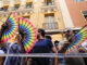 Asistentes a la carrera de tacones del Orgullo LGBTI. EFE/ Borja Sánchez-trillo