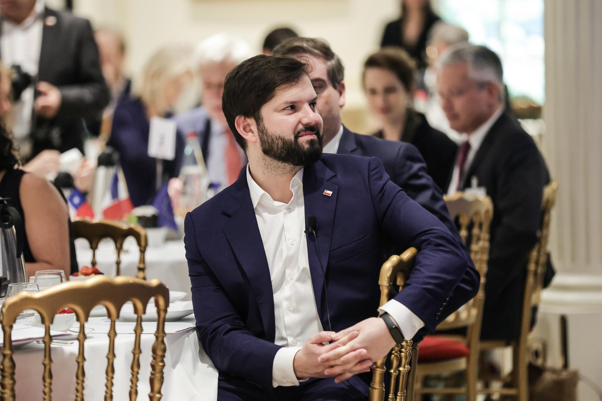 El presidente chileno, Gabriel Boric. EFE/EPA/TERESA SUAREZ
