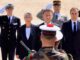 El presidente francés, Emmanuel Macron, elogió hoy el espíritu de sacrificio de los soldados que liberaron Francia en 1944 y 1945 durante el homenaje al último militar francés superviviente del Desembarco de Normandía. EFE/EPA/PASCAL ROSSIGNOL / POOL MAXPPP OUT