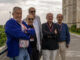 El dramaturgo Lluís Pasqual (2i), el actor Juan Echanove (2d); y el musicólogo Emilio Casares (d), entre otros, antes de la rueda de prensa ofrecida este lunes en Santander, con motivo de su presencia en el curso "La zarzuela. Patrimonio de la Hispanidad. Retos para el siglo XXI" de la Universidad Internacional Menéndez Pelayo, de Santander. EFE/ROMÁN G. AGUILERA