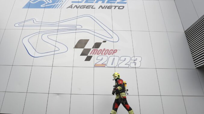 Vista parcial del circuito "Ángel Nieto" de Jerez de la Frontera (Cádiz). EFE/José Manuel Vidal
