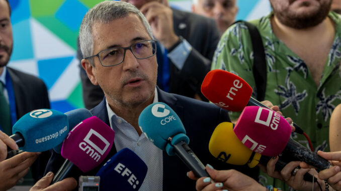 El secretario de Estado de Medio Ambiente del Ministerio para la Transición Ecológica, Hugo Morán, en una fotografía de archivo. EFE/Ángeles Visdómine
