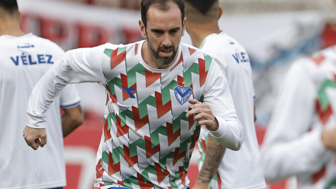 Diego Godín de Vélez Sarsfield, en una fotografía de archivo. EFE/Juan Ignacio Roncoroni
