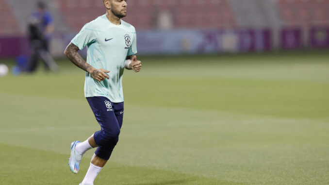 El futbolista brasileño Dani Alves, en una imagen de archivo. EFE/Esteban Biba
