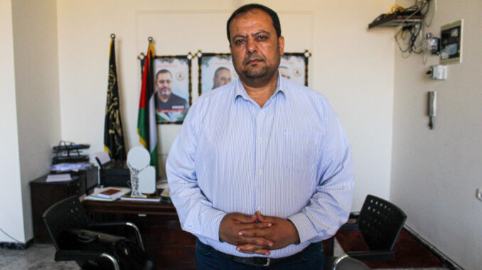 El portavoz de Yihad Islámica en Gaza, Daoud Shihab, posa durante su entrevista con la Agencia EFE. EFE/ Joan Mas Autonell
