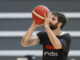 El base de la selección española Ricky Rubio durante el entrenamiento del equipo en el centro deportivo Triangulo de Oro en Madrid epara la preparación del Mundial de Baloncesto que comienza el próximo 25 de agosto. EFE/Mariscal