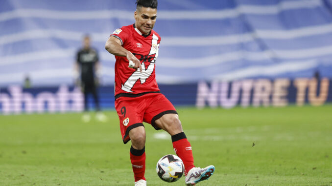 El delantero colombiano del Rayo Vallecano, Radamel Falcao, en una foto de archivo. EFE / Rodrigo Jiménez.
