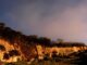 Vista panorámica de la entrada principal de las ruinas de la fortaleza Kuélap. EFE/Daniel Silva