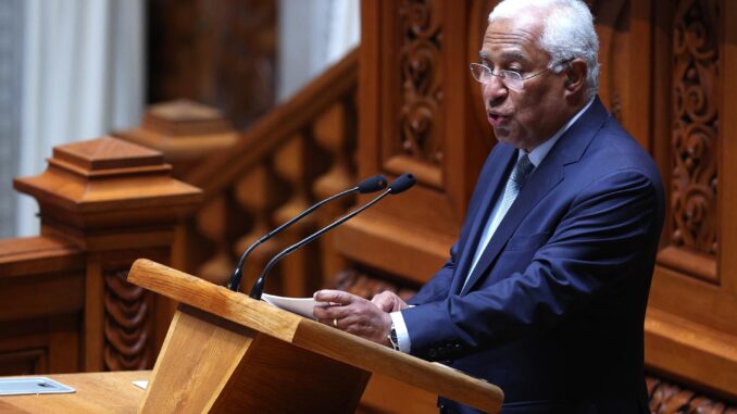 Imagen de Archivo del primer ministro, António Costa.
EFE/EPA/TIAGO PETINGA
