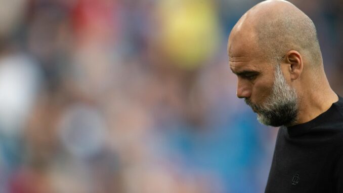 Pep Guardiola, técnico del City. EFE/EPA/Peter Powell /Archivo
