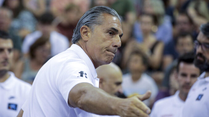 El seleccionador nacional de baloncesto Sergio Scariolo en una foto de archivo. EFE/Pepe Torres.
