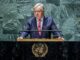 El secretario general de la ONU, António Guterres, habla en la apertura de la Asamblea General, este 19 de septiembre de 2023, en Nueva York. EFE/Justin Lane