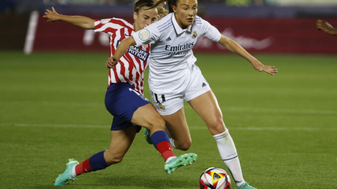 Caroline Weir, centrocampista escocesa del Real Madrid en una foto de archivo. EFE/JuanJo Martín
