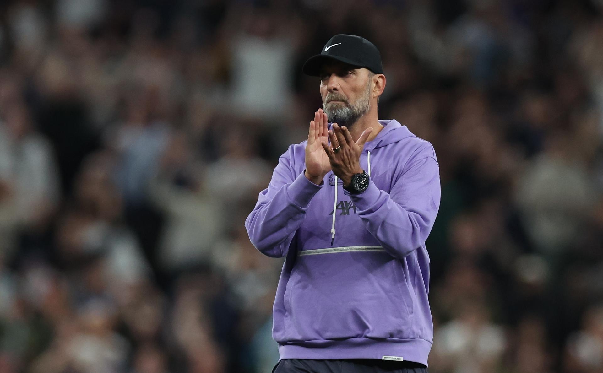 El técnico del Liverpool Jurgen Klopp en el partido de la Premier League jugado en Londres. EFE/EPA/NEIL HALL
