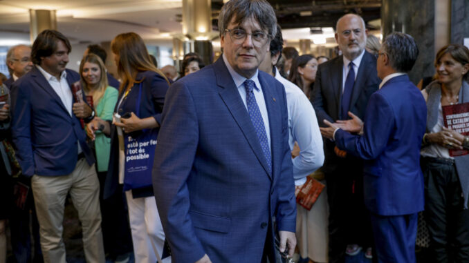 El expresidente de la Generalitat Carles Puigdemont. EFE/ Pablo Garrigós
