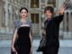 El cantante de los Rolling Stones Mick Jagger (d) y su pareja, la bailarina Melanie Hamrick (i). EFE/EPA/Christophe Petit Tesson