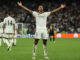 El centrocampista inglés del Real Madrid Jude Bellingham celebra tras marcar el 1-0 durante el encuentro del grupo C de Liga de Campeones entre Real Madrid y Unión Berlín, este miércoles en el Estadio Santiago Bernabéu en Madrid. EFE/ Kiko Huesca