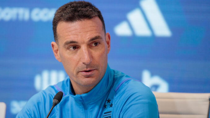 El entrenador de la selección argentina de fútbol, Lionel Scaloni, imagen del 6 de septiembre. EFE/ Luciano González
