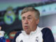 El entrenador del Real Madrid, Carlo Ancelotti, en la rueda de prensa tras el entrenamiento del equipo en la Ciudad Deportiva de Valdebebas. EFE/ Rodrigo Jiménez