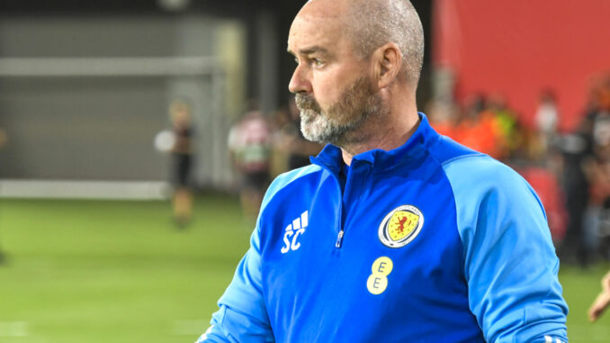 Seleccionador de Escocia, Steve Clarke. EFE/ Raul Caro
