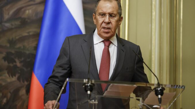 Imagen de Archivo del ministro de Asuntos Exteriores ruso, Serguéi Lavrov.
EFE/EPA/SERGEI ILNITSKY
