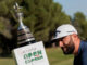 El golfista español Jon Rahm, número tres del mundo, asiste a la presentación del torneo Acciona Open de España de golf en el Club de Campo Villa de Madrid. EFE/ Sergio Pérez