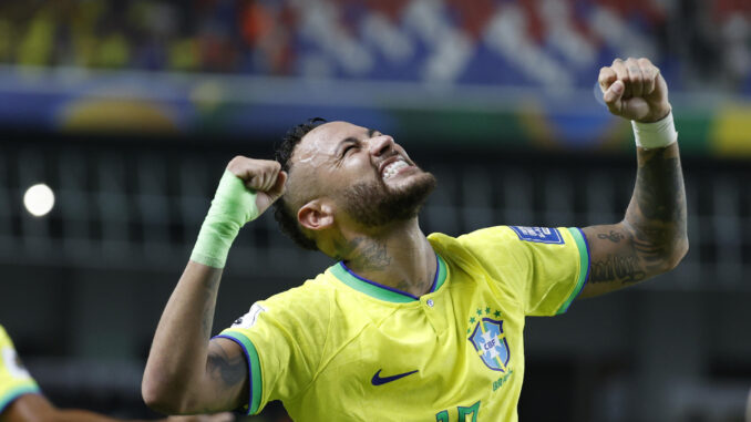 Neymar de Brasil, en una imagen de archivo. EFE/ Sebastiao Moreira
