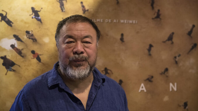 Foto de archivo del artista y activista chino Ai Weiwei. EFE/Sebastião Moreira
