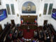 Fotografía de archivo del presidente de Chile Gabriel Boric (c), mientras habla en la sesión de instalación del Consejo Constitucional, en el marco del Proceso Constitucional en Santiago de Chile (Chile). EFE/ Elvis González