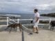 Imagen de la playa El Rinconín, en Gijón, la primera playa oficial para perros de Asturias. Se trata de una pequeña playa de 250 metros de longitud, que se encuentra junto a un parque canino. EFE/Juan Carlos Gomi