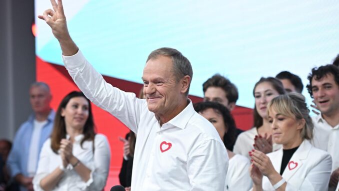 El líder de la oposición polaca Donald Tusk. EFE/EPA/Piotr Nowak POLAND OUT
