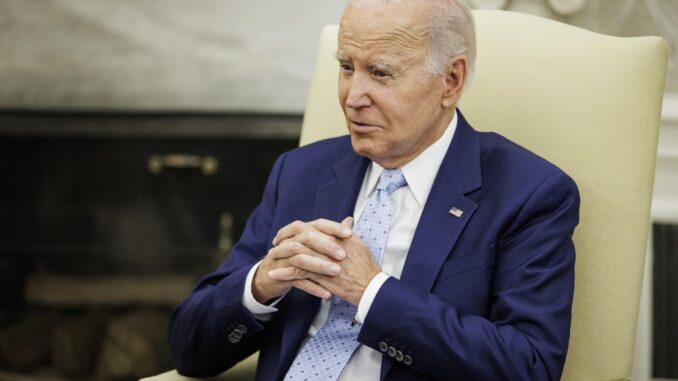 El presidente estadounidense, Joe Biden. EFE/Samuel Corum/Pool
