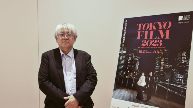 El director de programación del TIFF, Shozo Ichiyama, durante una entrevista con EFE. EFE/ Edurne Morillo
