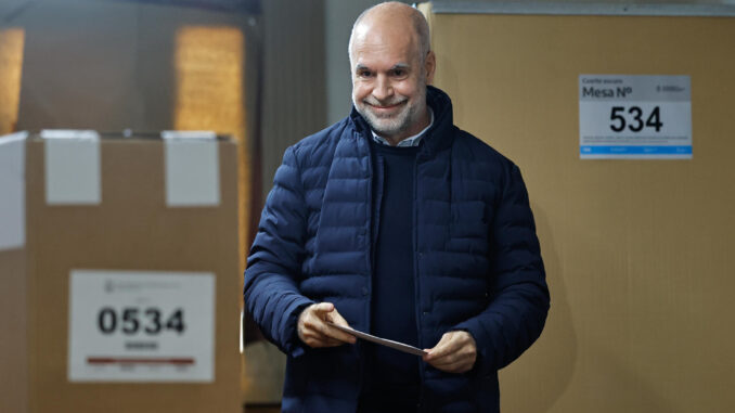 Imagen de archivo del alcalde de Buenos Aires, Horacio Rodríguez Larreta. EFE/ Juan Ignacio Roncoroni
