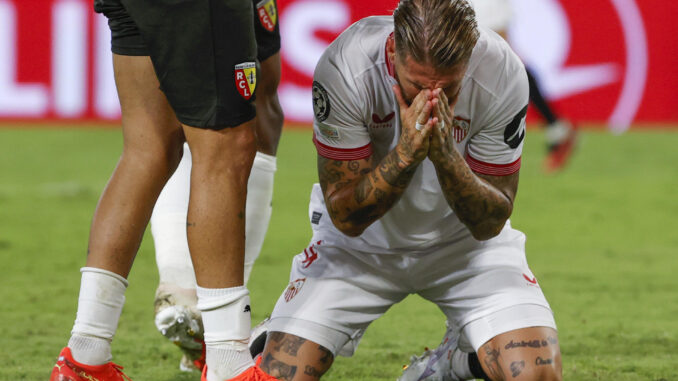 El defensa del Sevilla Sergio Ramos en una foto de archivo. EFE / Julio Muñoz.
