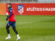 Morata, este jueves durante el entrenamiento del Atlético. EFE/ Aitor Martín