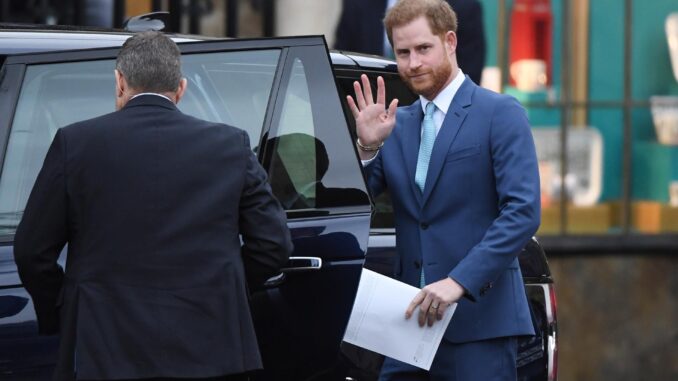 El duque de Sussex, hijo menor del rey británico Carlos III. EFE/EPA/FACUNDO ARRIZABALAGA
