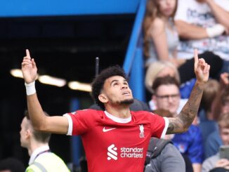 El futbolista colombiano del Liverpool, Luis Díaz. EFE/EPA/NEIL HALL