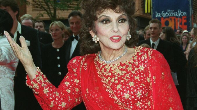 Imagen de archivo de la actriz italiana Gina Lollobrigida. EPA PHOTO     DPA/NESTOR BACHMANN/nb/kr
