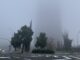 Intensa niebla hoy en Sevilla. EFE/Fermin Cabanillas