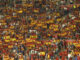 Aficionados de la selección española durante el partido clasificatorio para la Eurocopa 2024 en el estadio de La Cartuja de Sevilla, en una foto de archivo. EFE / Julio Muñoz.