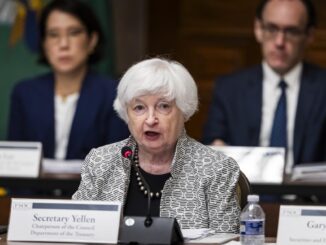 La secretaria del Tesoro, Janet Yellen, en una fotografía de archivo. EFE/EPA/JIM LO SCALZO